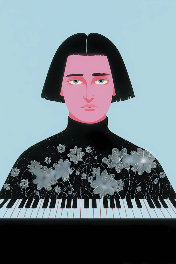 Musical Floral Portrait