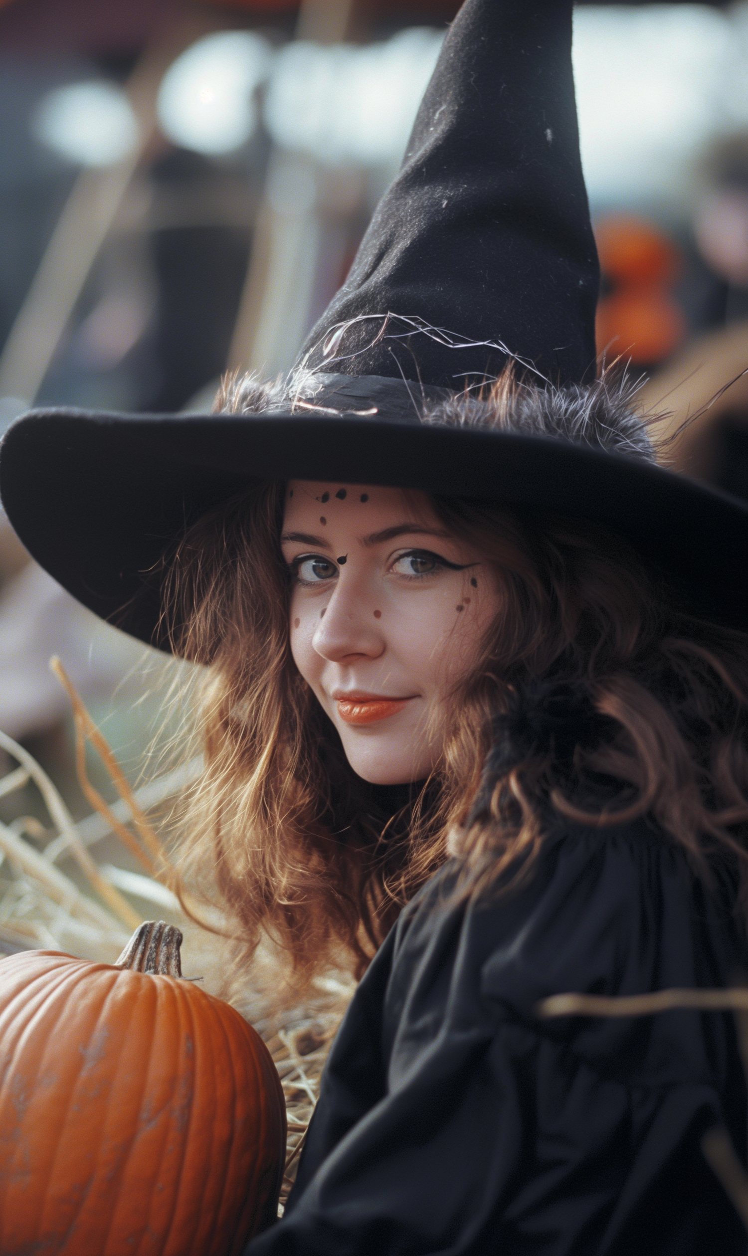 Autumnal Witch Themed Portrait