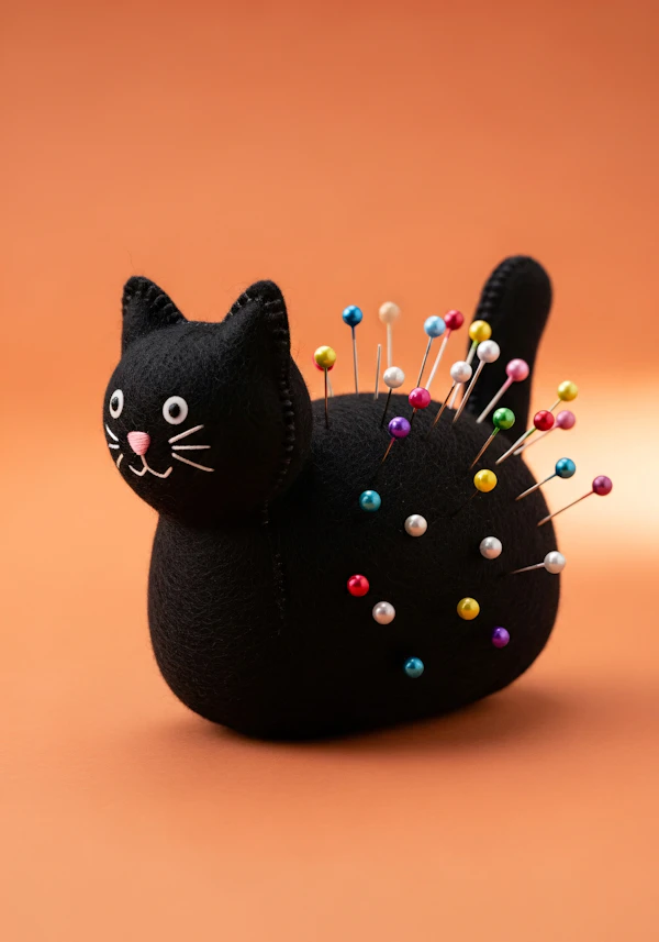Cat Pincushion Display
