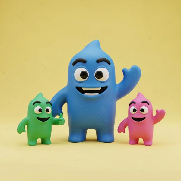 Cartoon Trio Fun