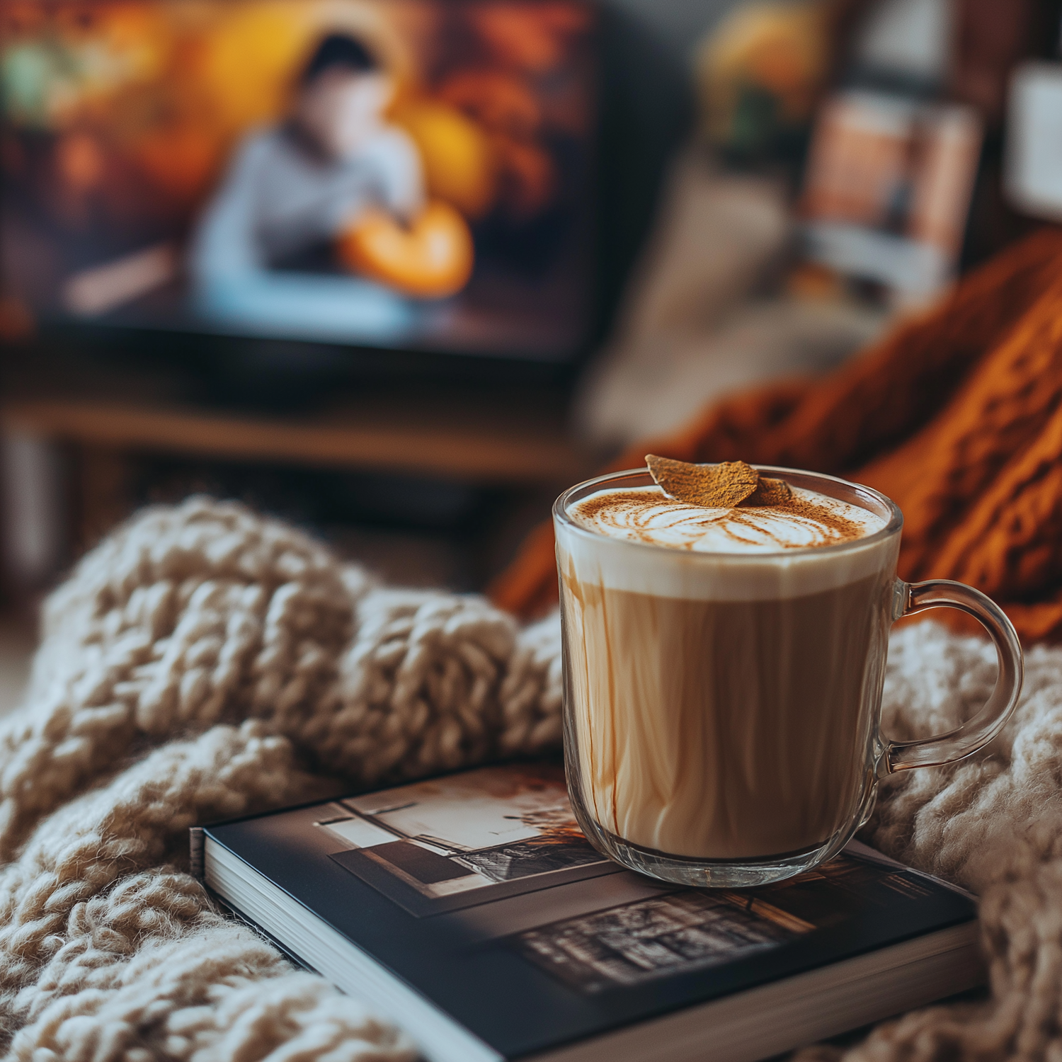 Cozy Autumn Coffee Scene