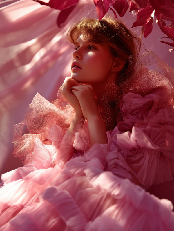 Ethereal Pink Portrait