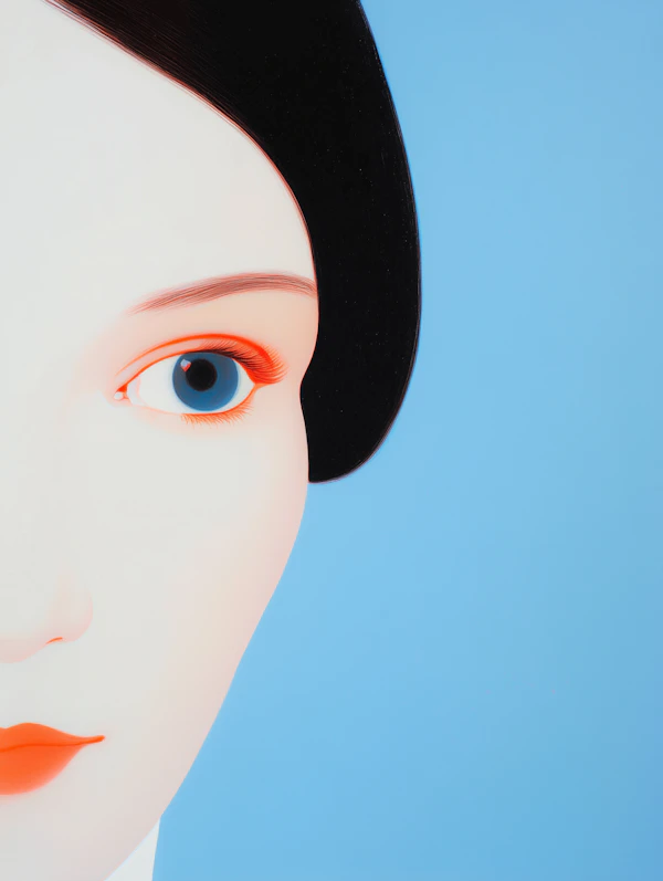Stylized Woman Portrait