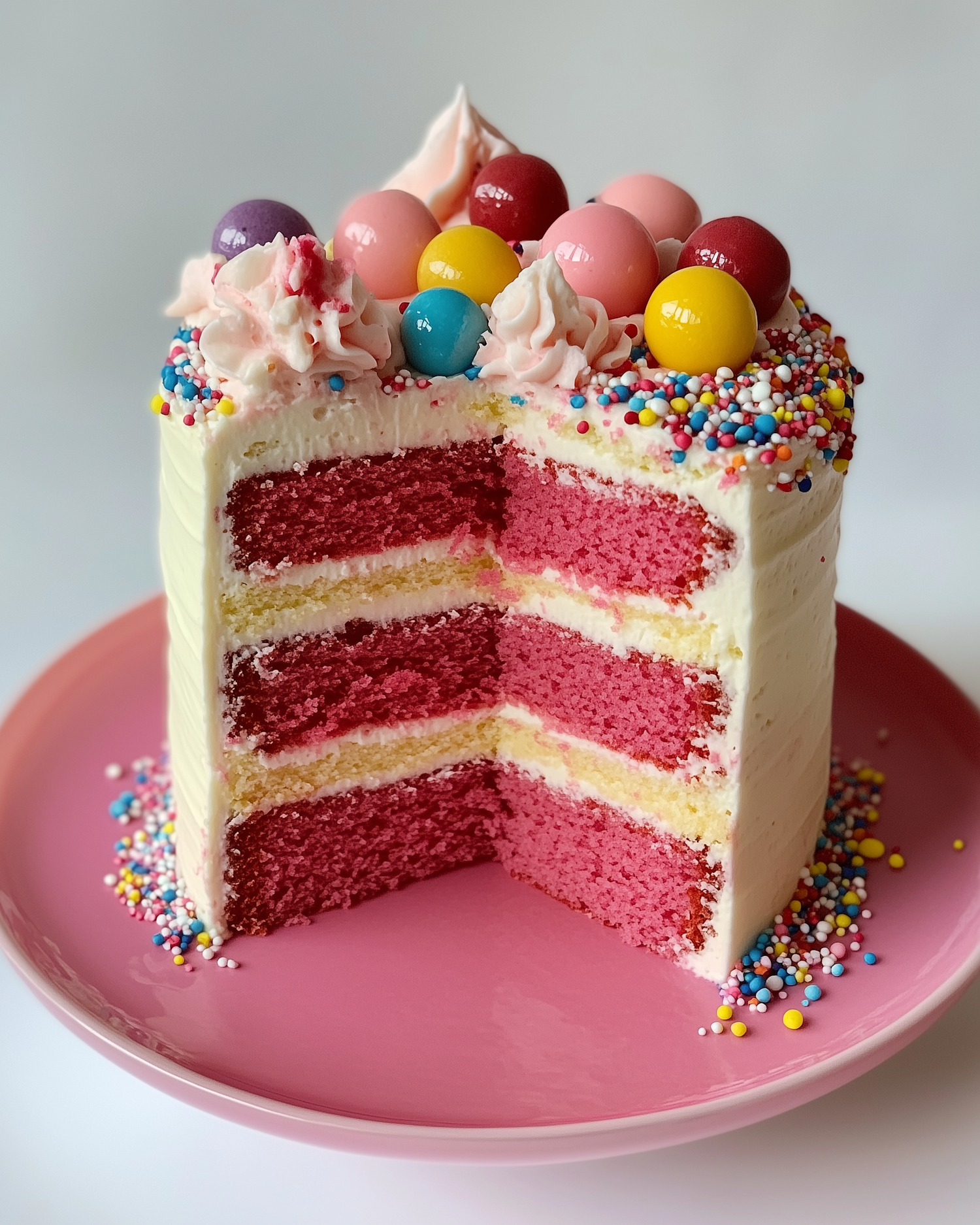 Vibrant Layered Cake