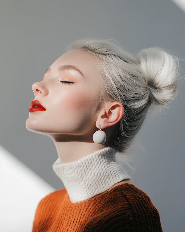 Serene Profile Portrait