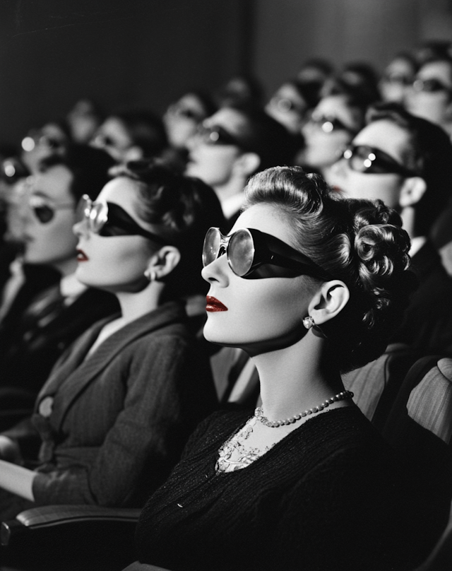 3D Movie Theater Audience