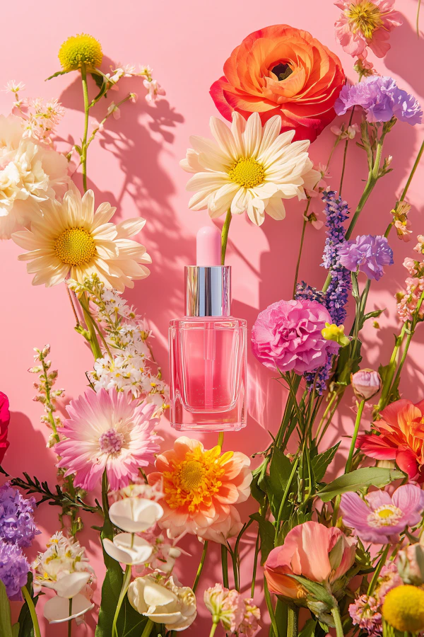 Floral Serum Display