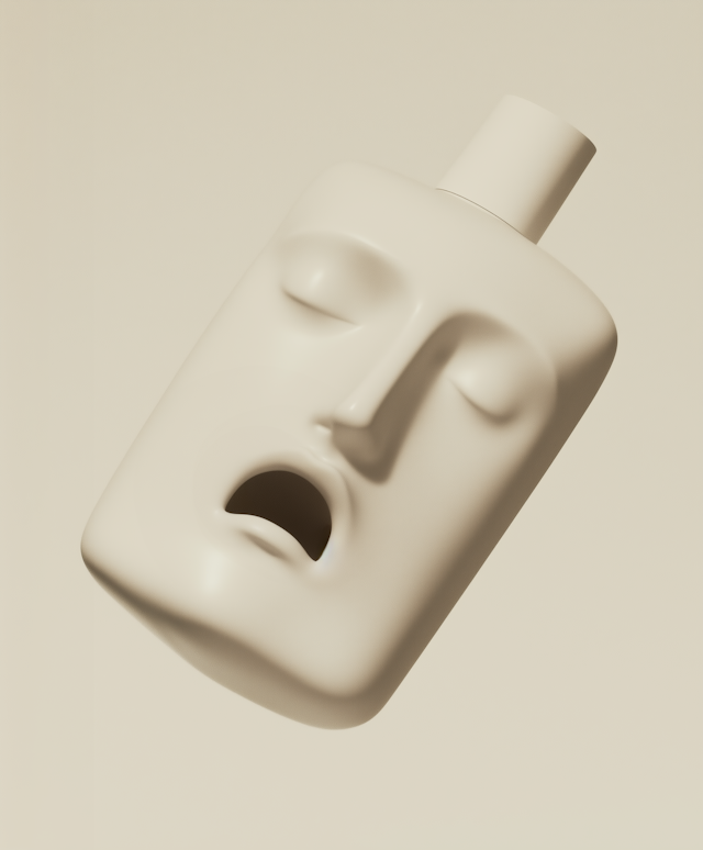 Minimalist Sculptural Face