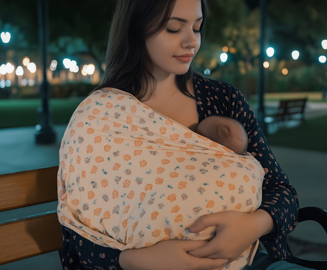 Tender Moment of Motherhood