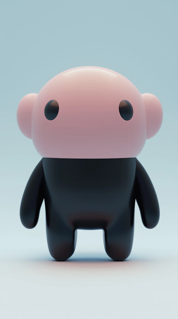 Minimalist 3D Character