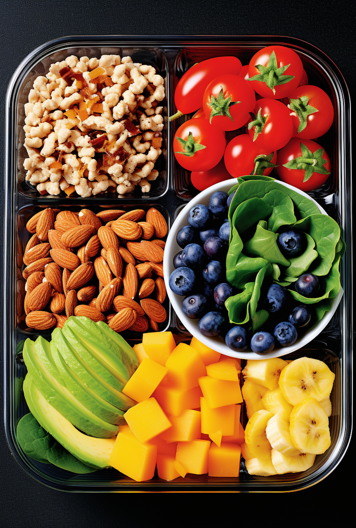 Healthy Rainbow Bento Box