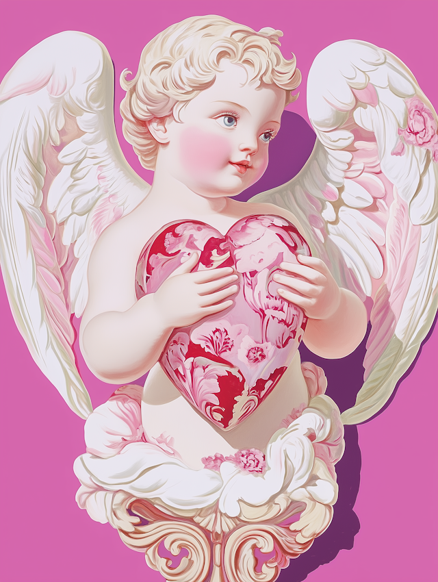 Cherubic Angel Art