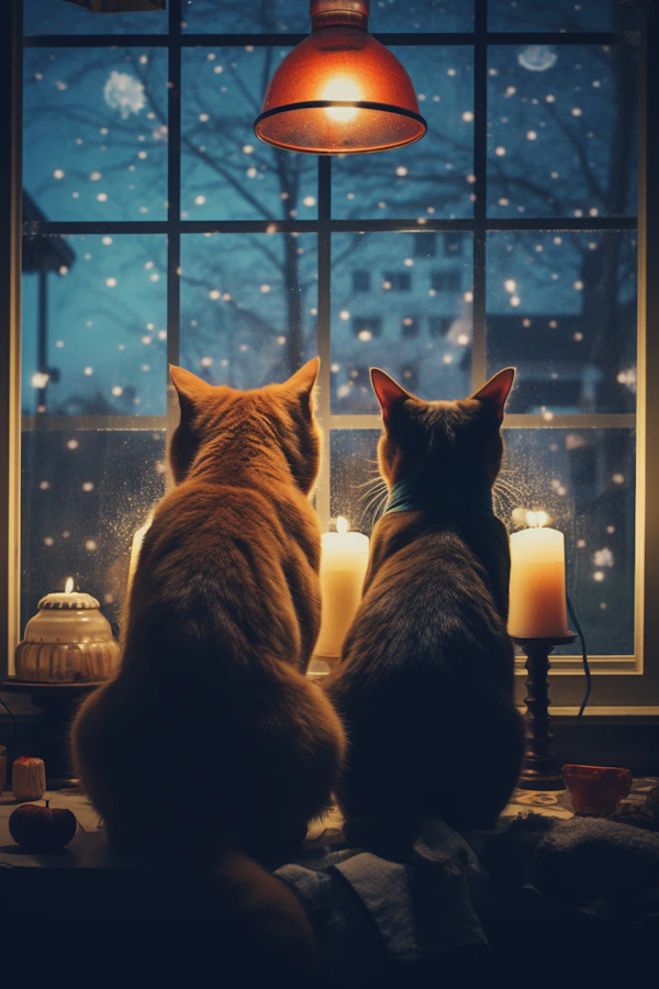 Cozy Winter Companionship