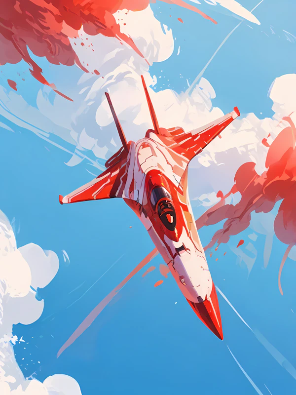 Fighter Jet in Motion