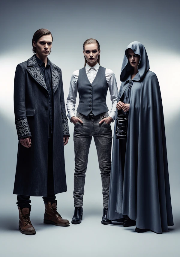 Stylish Trio Portrait
