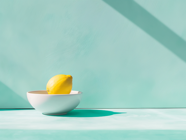 Serene Lemon Still Life