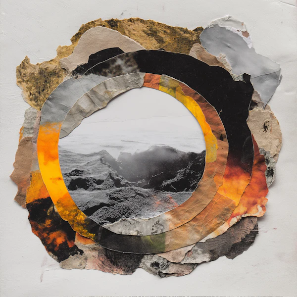 Layered Earthy Artwork