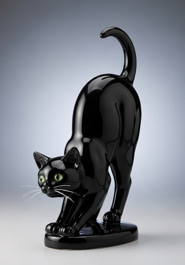 Elegant Cat Figurine