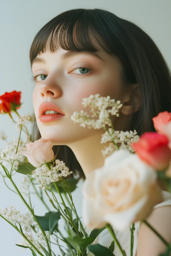 Ethereal Floral Portrait