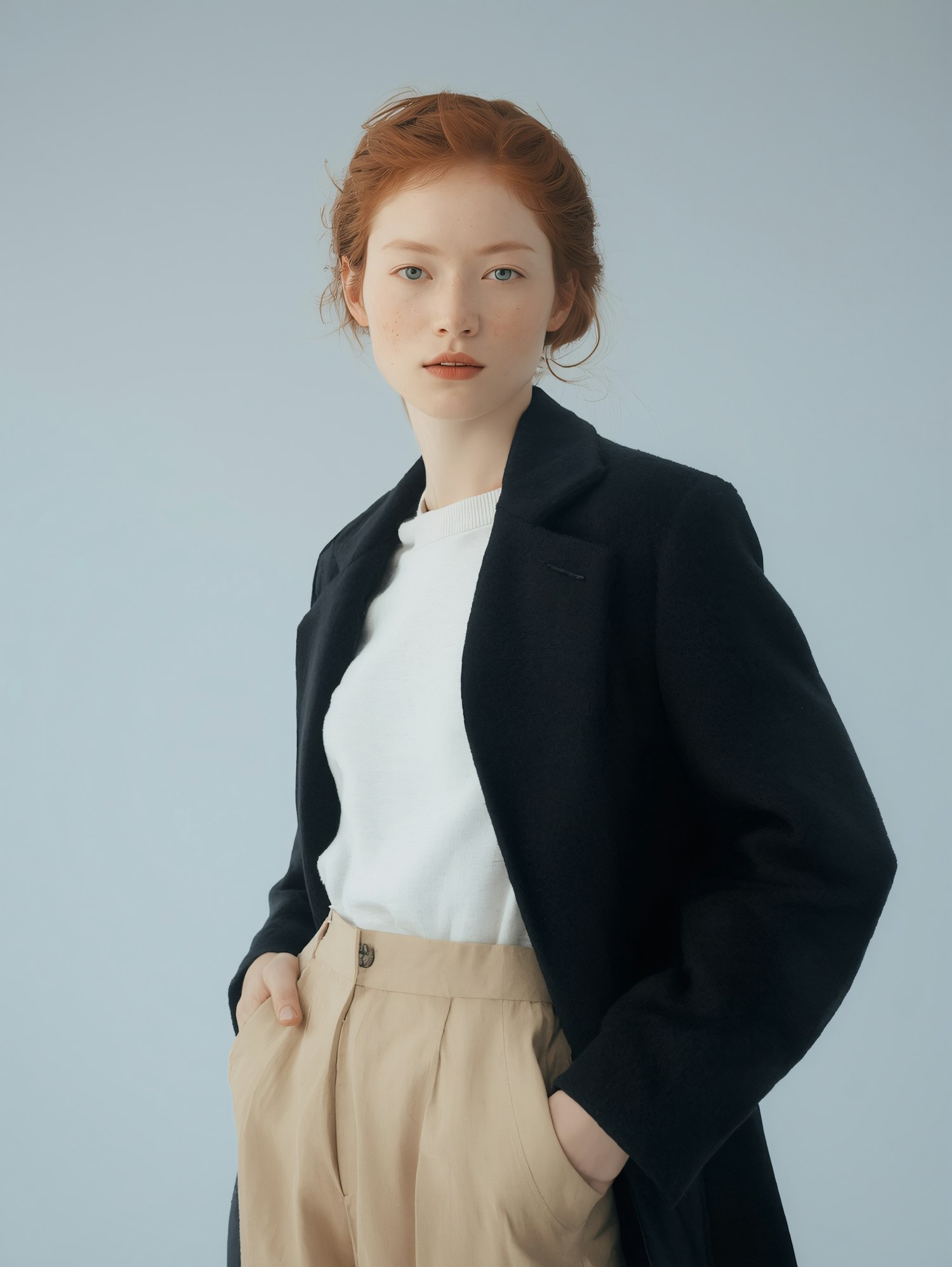 Portrait of Red-Haired Woman