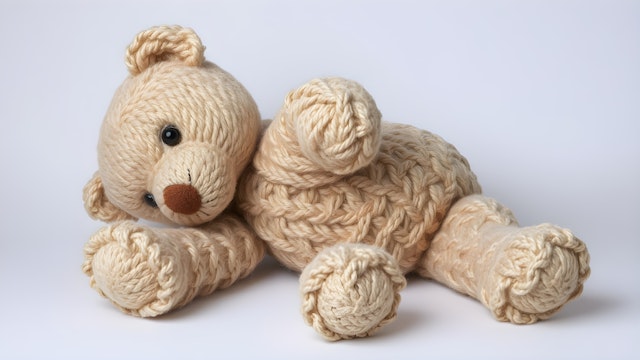 Knitted Teddy Bear