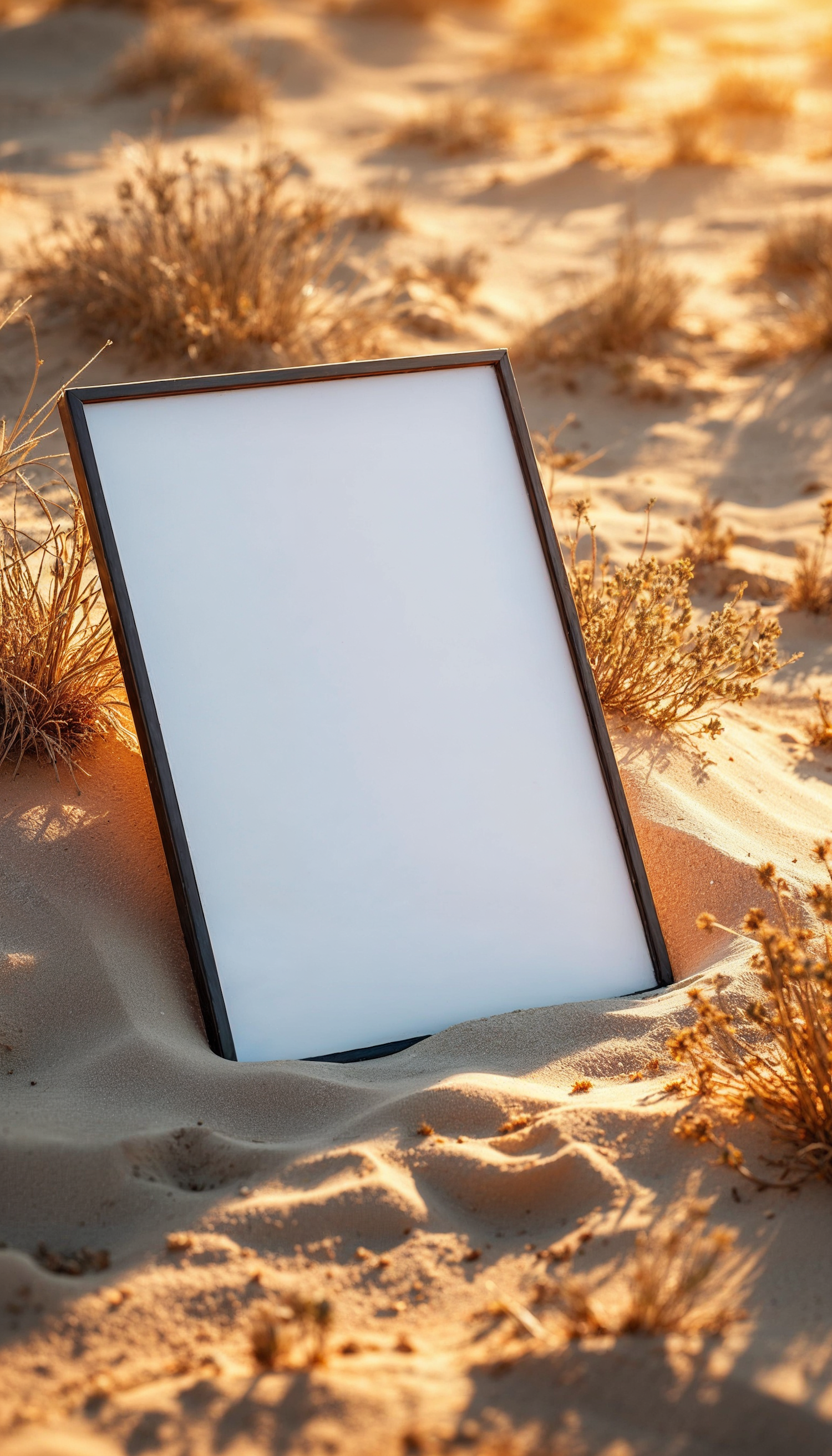 Framed Canvas in Desert