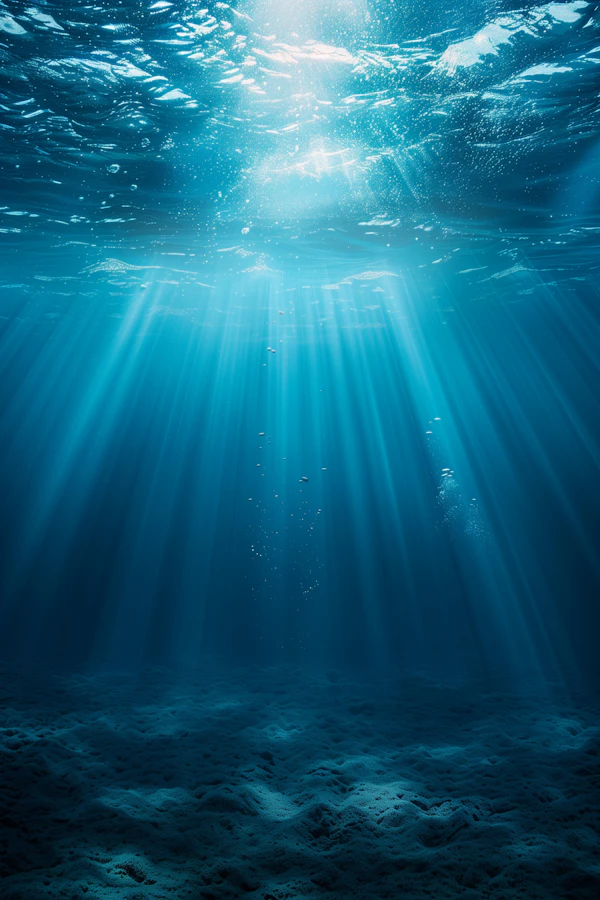Underwater Sunlight Scene