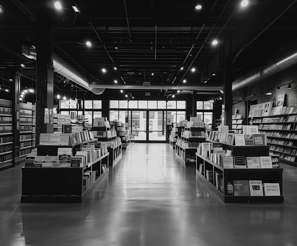 Modern Bookstore Interior