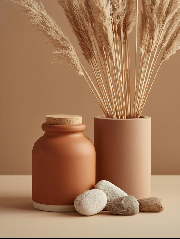 Minimalist Earthy Setup
