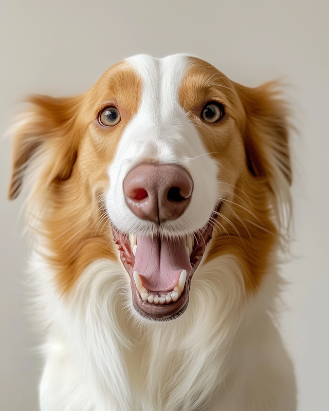 Happy Dog Close-Up