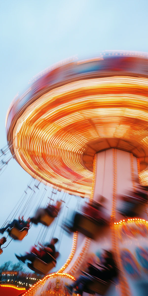 Spinning Amusement Park Ride