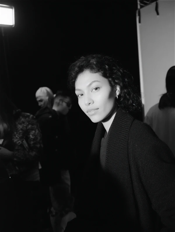 Black-and-White Portrait