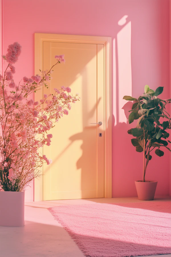 Vibrant Pastel Interior