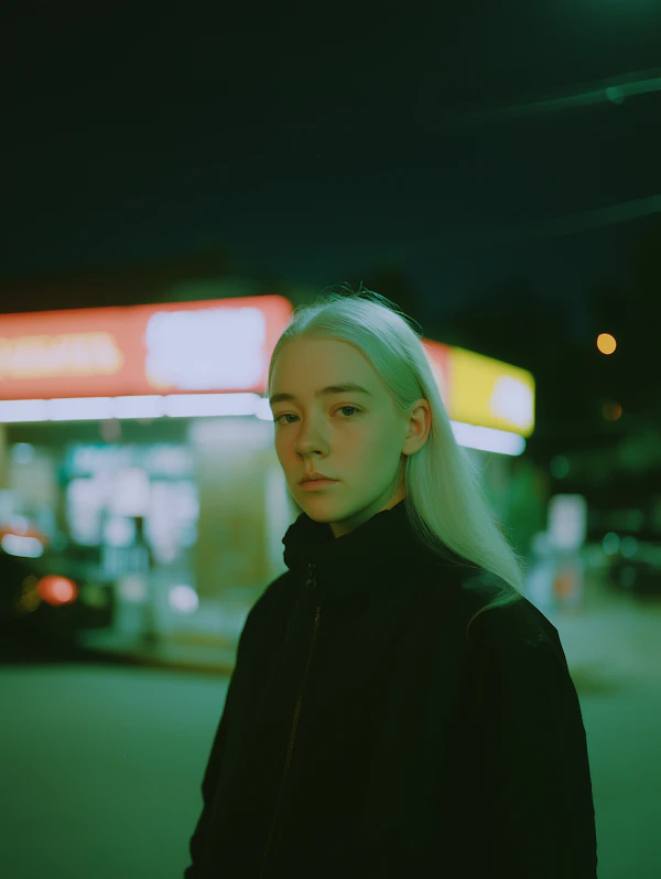 Urban Night Portrait