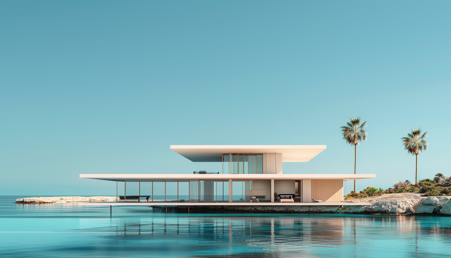 Modern Waterfront House