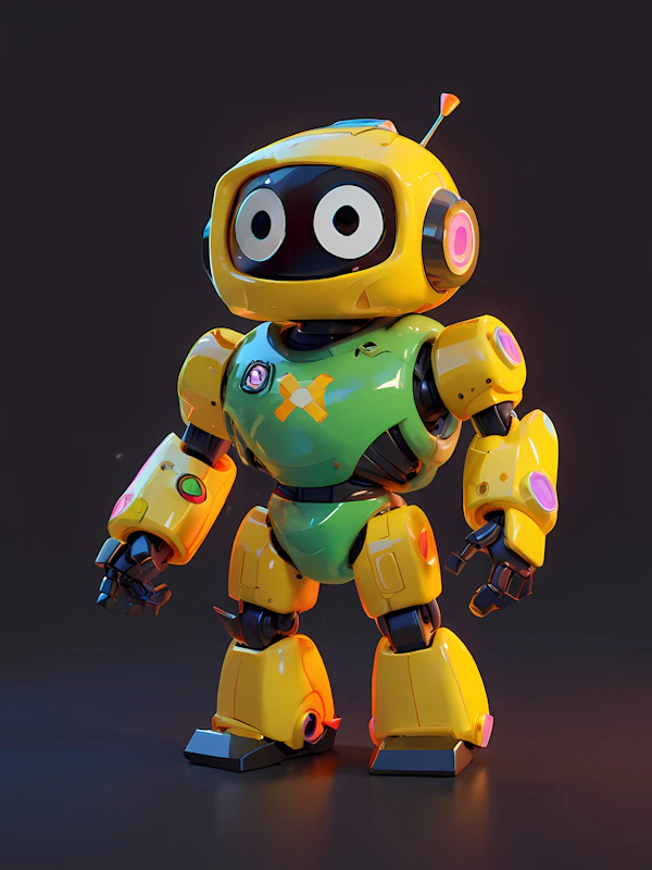 Colorful Robot Design