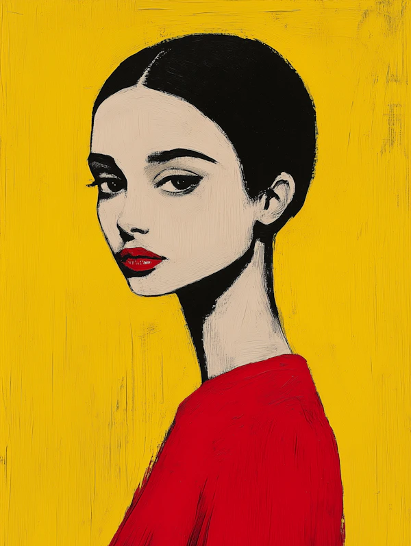 Striking Portrait of a Woman