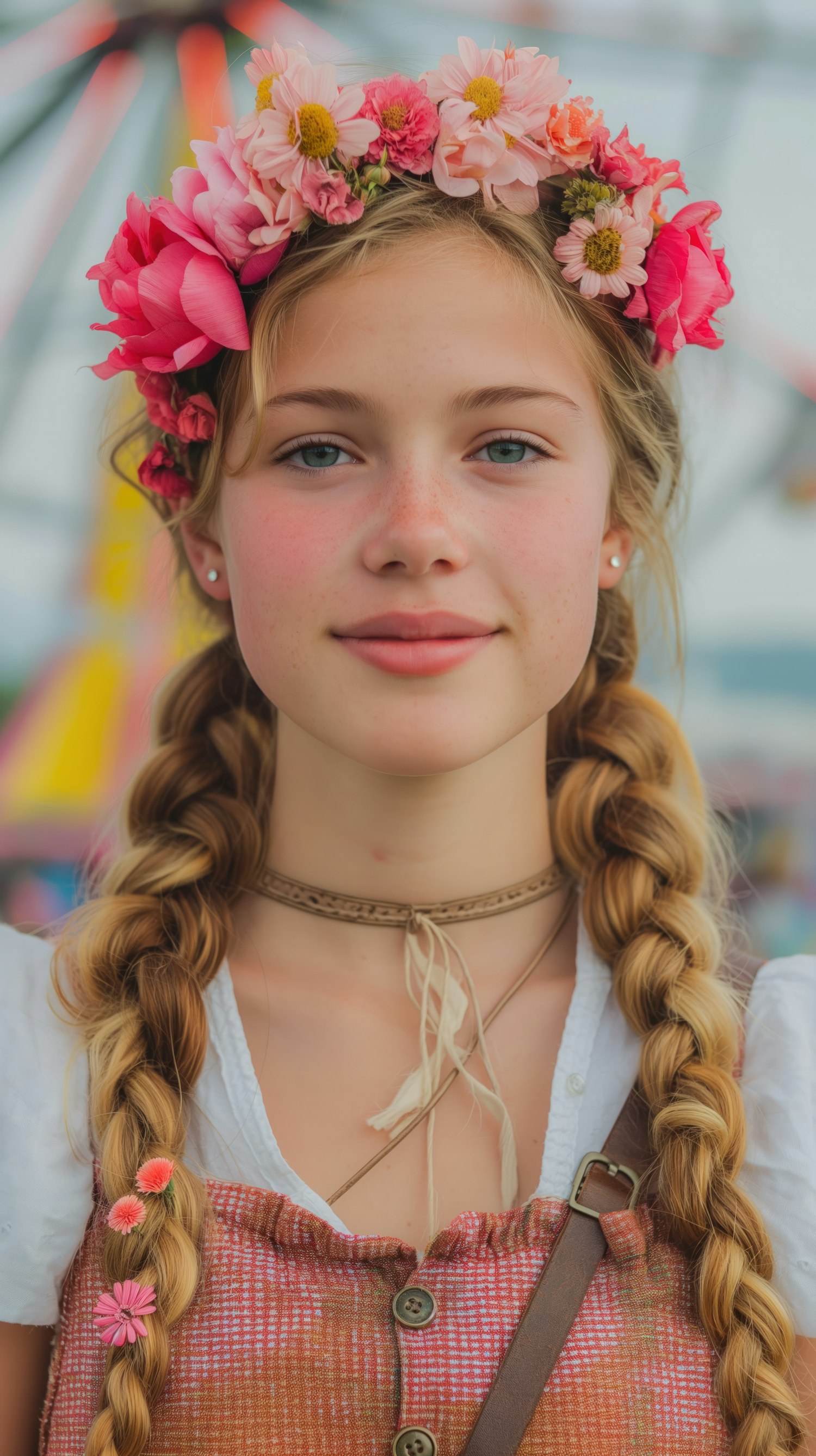 Girl with Flower Crown