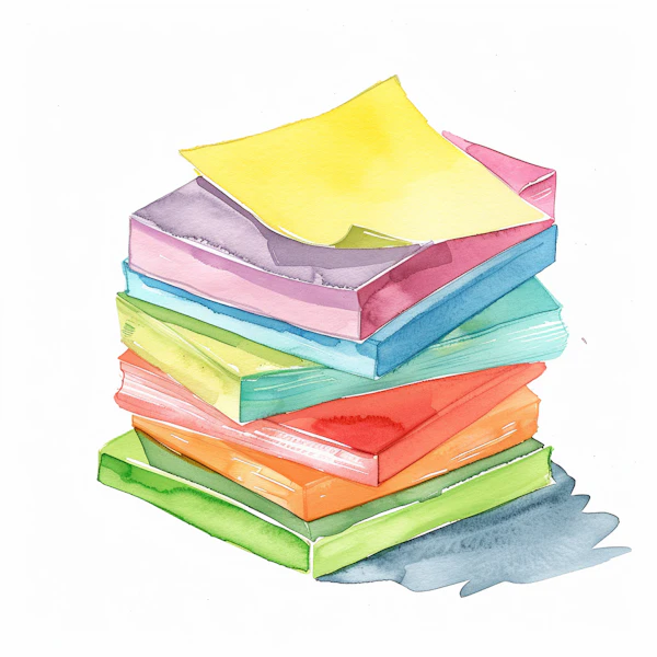 Colorful Sticky Notes Art