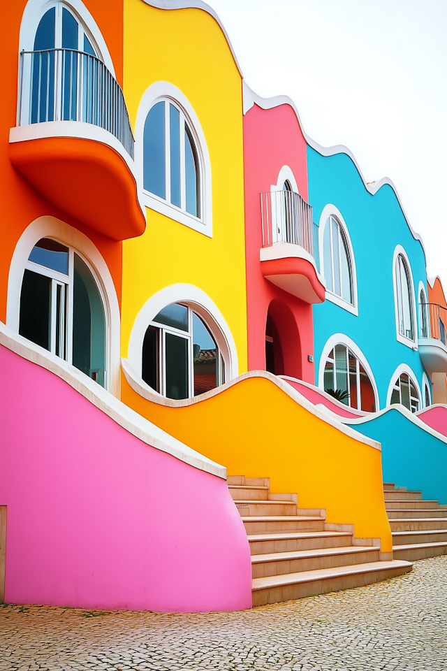 Vibrant Colorful Buildings