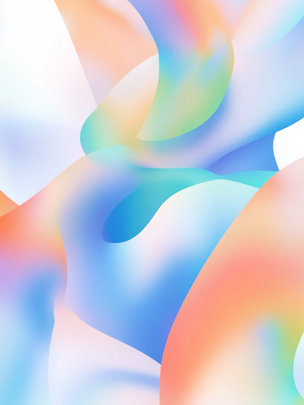 Pastel Gradient Waves