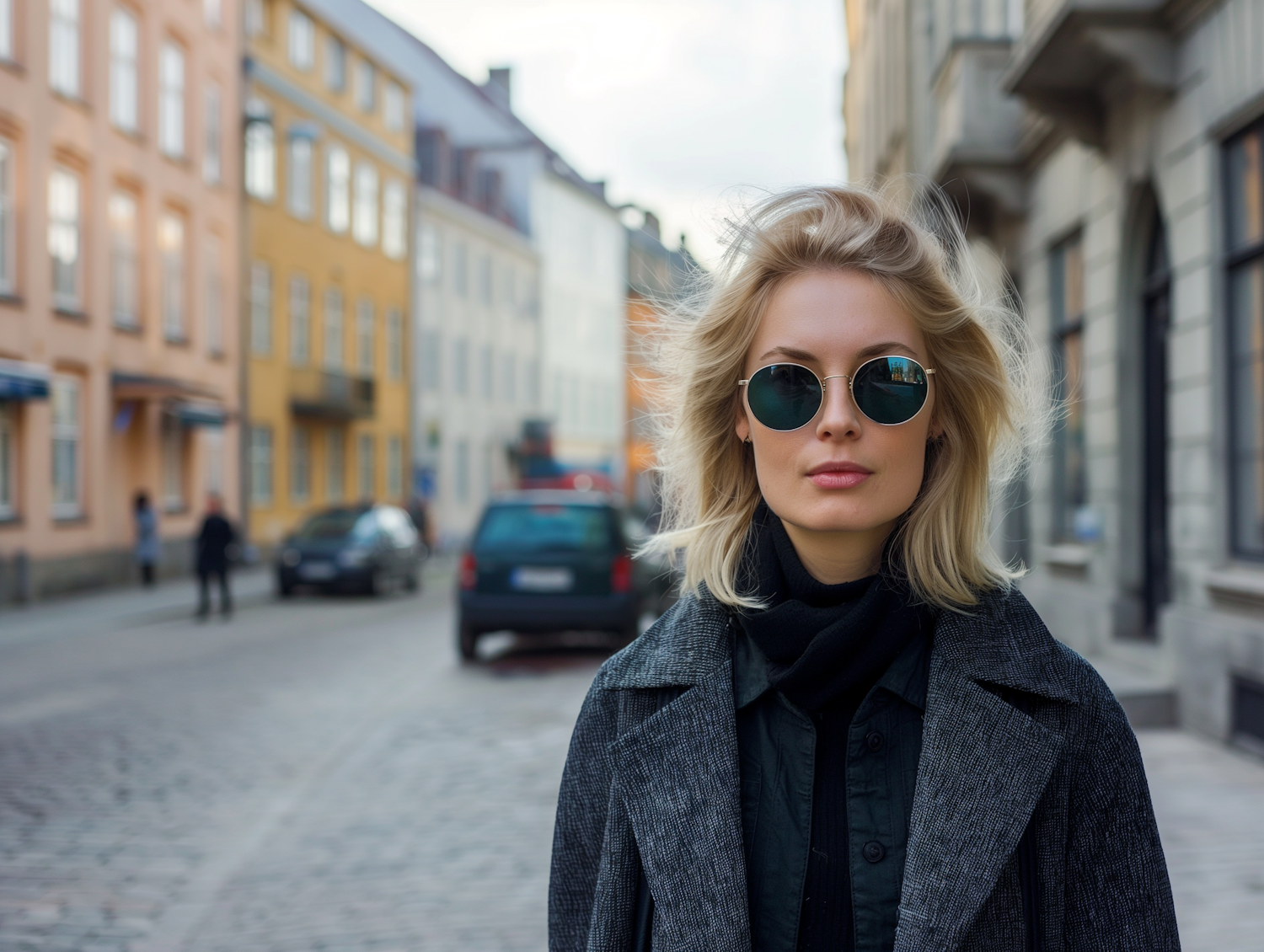 Young Woman in Urban Setting