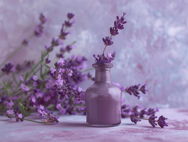 Serene Lavender Still Life