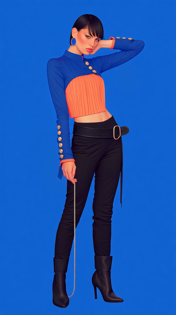 Stylish Fashion Pose