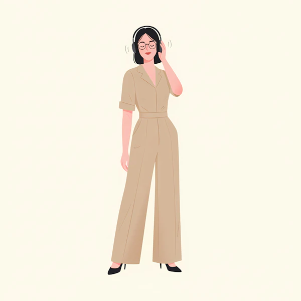 Fashionable Woman Art