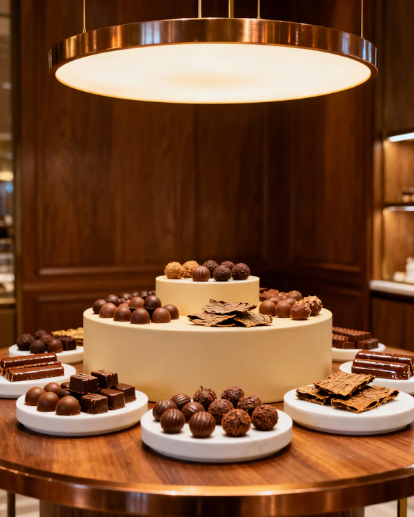 Elegant Chocolate Display