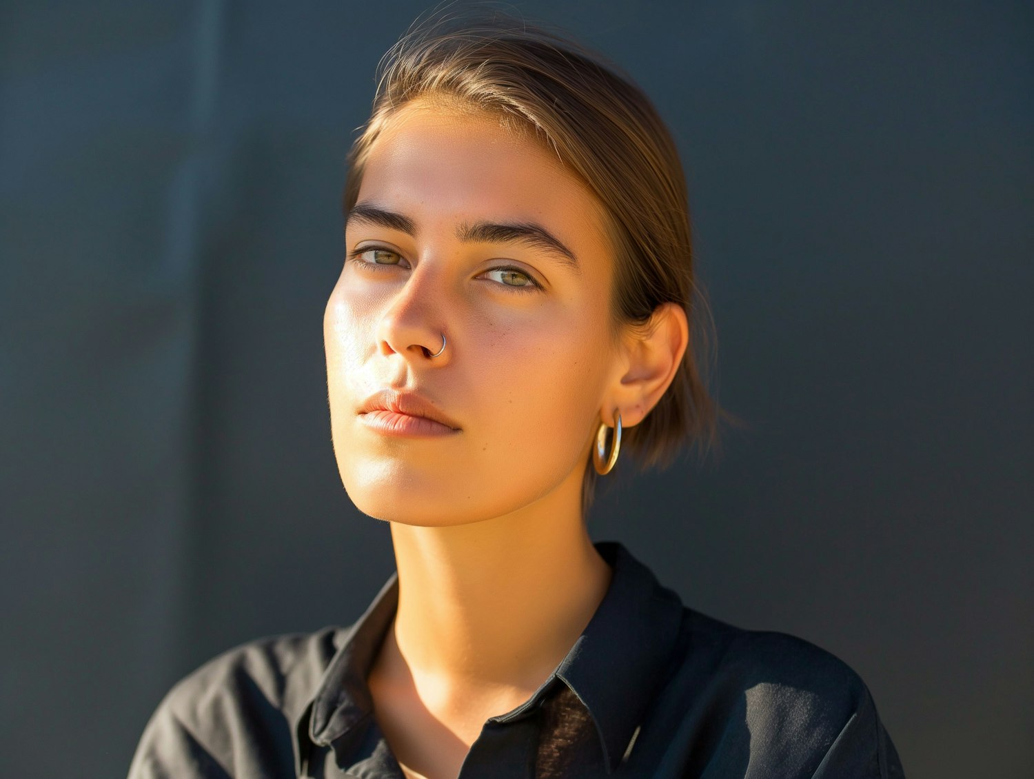 Serene Portrait of Young Woman