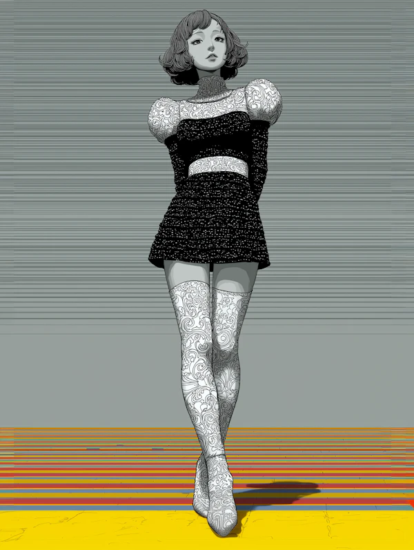 Stylized Woman Portrait
