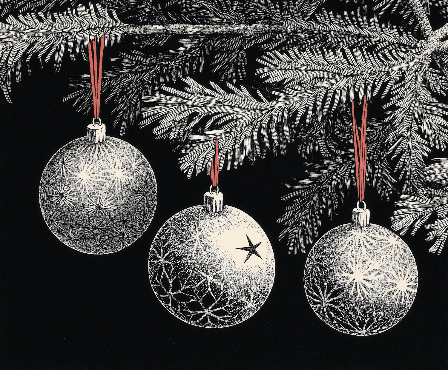 Intricate Christmas Ornaments