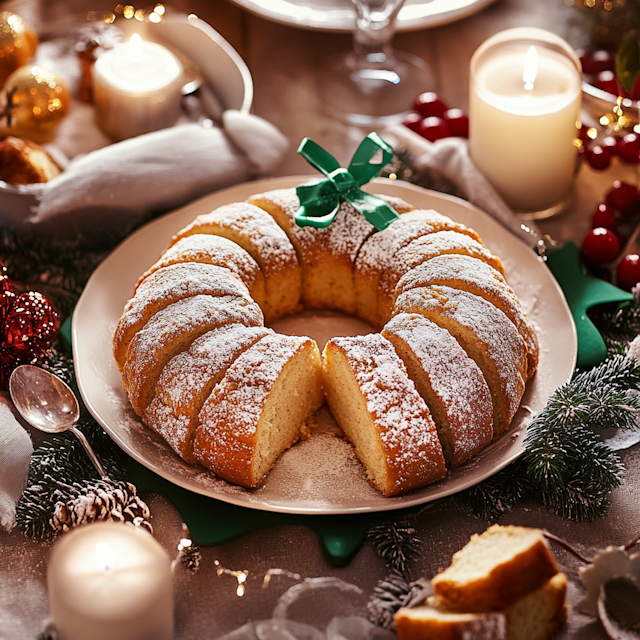 Festive Holiday Table Setting